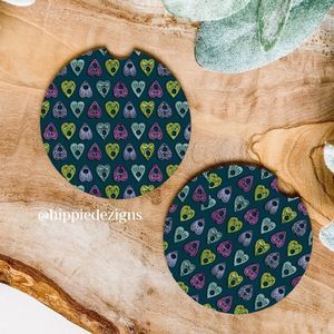 Ouija Board Car Coaster Set  | Witchy Car Accessories